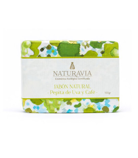 Jabón de pepita de uva y café - Exfoliante