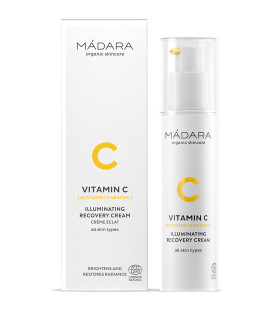 Crema iluminadora de recuperación con Vitamina C
