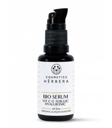 BIO Serum Vitamina C + E + Ferulic + Hyaluronic Oil Free