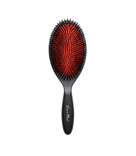 Cepillo Ovalado de haya · NEGRO · Cerdas jabalí cabello fino o normal