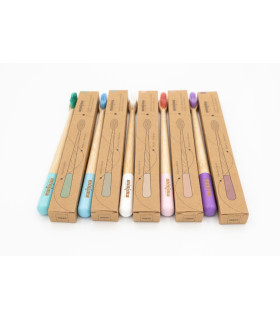 Cepillo de bambú biodegradable adultos