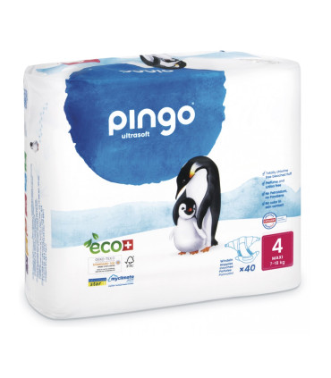 Pañal ecológico Pingo Talla 2 (3-6kg) 42ud