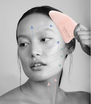 Gua Sha Cuarzo Rosa