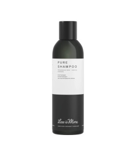 CHAMPÚ PURO SIN FRAGANCIA · SUAVE · HIDRATANTE PARA TODO TIPO DE CABELLO