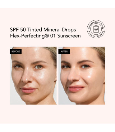 SPF 50 Tinted Mineral Drops Flex-Perfecting Niacinamide + Green Tea