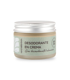 DESODORANTE EN CREMA 100% BIO SIN BICARBONATO Y SIN ALUMINIO