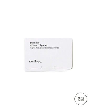 Papel matificante y absorbente con té verde